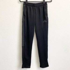 SOLD Adidas Kids' Black with Gray Stripes Tiro Training Track Pants